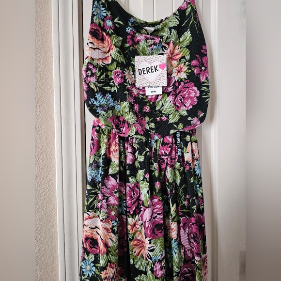 Floral Hi Lo Dress - Picture 1 of 4